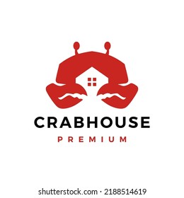 Crab House Seafood Logo Vector Icon Stock Vector (Royalty Free ...