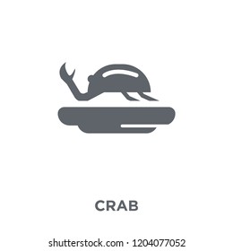 Crab icon. Crab design concept from Restaurant collection. Simple element vector illustration on white background.