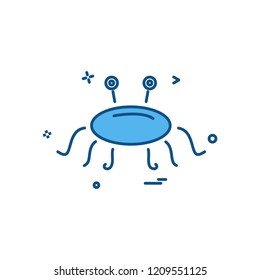 Crab icon design vector