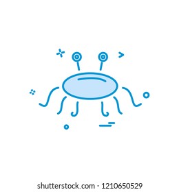 Crab icon design vector