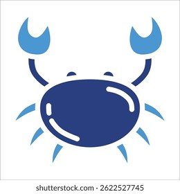 Crab Icon Element für Design
