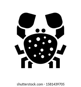 crab icon isolated sign symbol vector illustration - high quality black style vector icons
