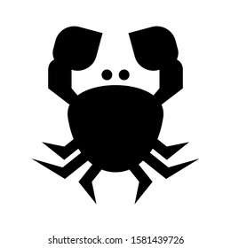 crab icon isolated sign symbol vector illustration - high quality black style vector icons
