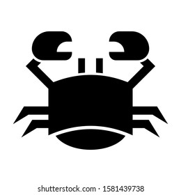 crab icon isolated sign symbol vector illustration - high quality black style vector icons
