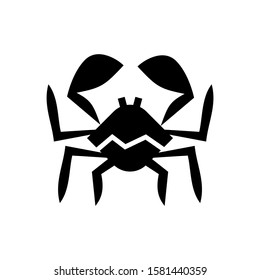 crab icon isolated sign symbol vector illustration - high quality black style vector icons

