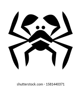 crab icon isolated sign symbol vector illustration - high quality black style vector icons
