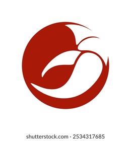 Crab icon logo design illustration