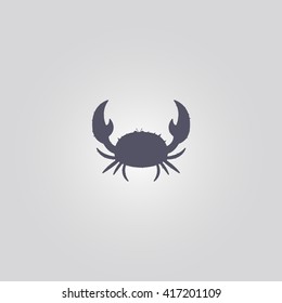 Crab Icon. Crab Sign