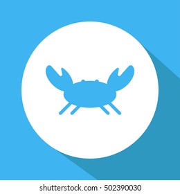 crab icon. crab sign