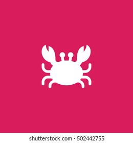 crab icon. crab sign