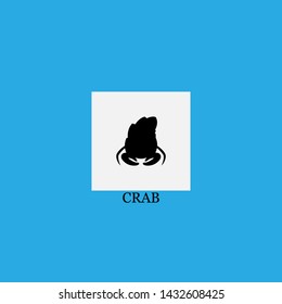 crab icon sign signifier vector