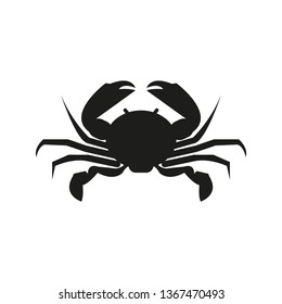 Crab icon. Simple vector illustration.