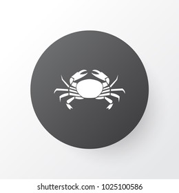 Crab icon symbol. Premium quality isolated cancer element in trendy style.