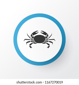 Crab icon symbol. Premium quality isolated cancer element in trendy style.