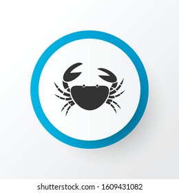 Crab icon symbol. Premium quality isolated cancer element in trendy style.