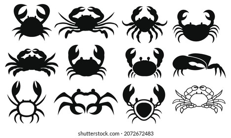 12,526 Outline Of Crab Images, Stock Photos & Vectors | Shutterstock