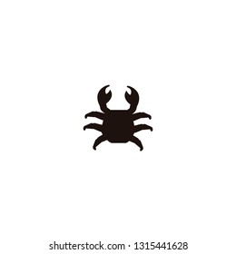 crab icon vector