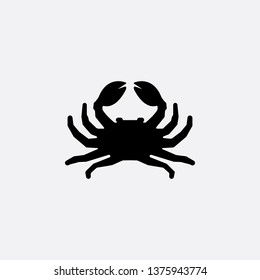 crab icon vector