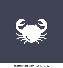 crab icon vector