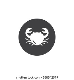 crab icon vector