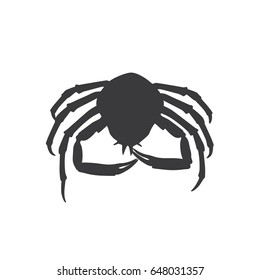 Crab icon, vector illustration design. Food collection.