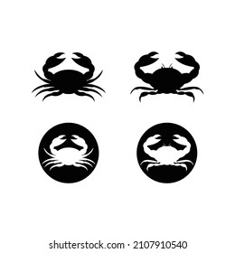 crab icon vector illustration template design