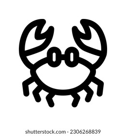 crab icon for your website design, logo, app, UI.
