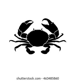 Crab icons. vector.