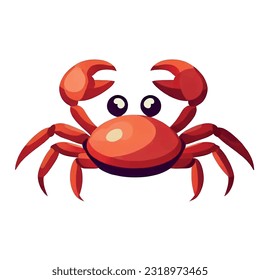 crab illustration on a white canvas