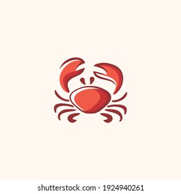 crab illustration for Seafood logo design
