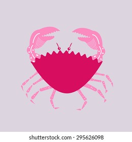 Crab illustration - vector
