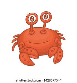 Crab. isolated on white background