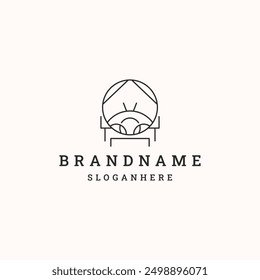 Crab Line vector. Crab Line symbol or sign. Crab icon vector for design of ocean,
