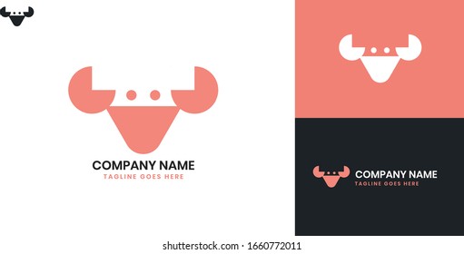 Crab Logo - All elements on this template are editable with vector software