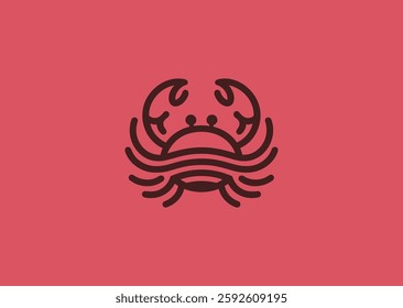 Crab Logo – A clean and minimal crab design, symbolizing resilience, adaptability, and the sea.