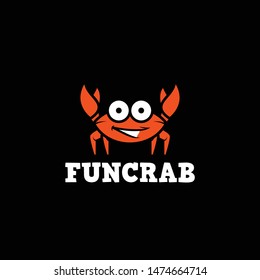 Crab Logo Design Vector for Food, Restaurant Mascot Logo and Icon