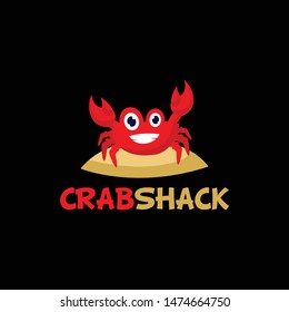 Crab Logo Design Vector for Food, Restaurant Mascot Logo and Icon