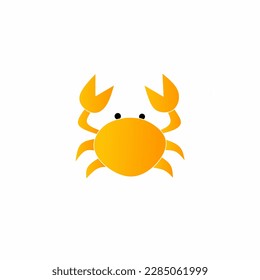 Crab logo design, vector graphic symbol icon illustration 