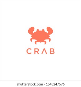 Crab Logo Design Vector Template