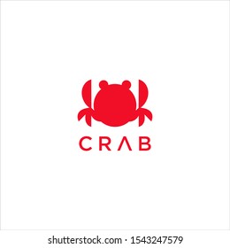 Crab Logo Design Vector Template