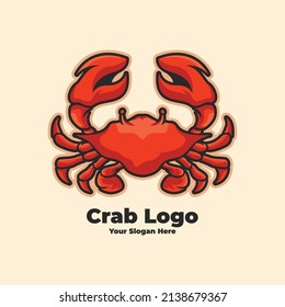 Diseño de logotipo de cangrejo para su marca