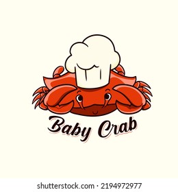 Crab logo hand drawn illustration, easy to edit with grouping color, grouping object. suitable for your element design, or your logo icon. available with vector file EPS10