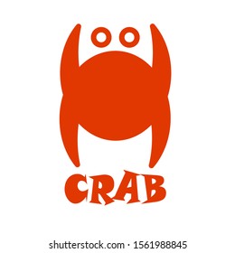 Crab logo icon , vector illustration , for business icon,company icon , restaurant icon,etc. eps 10