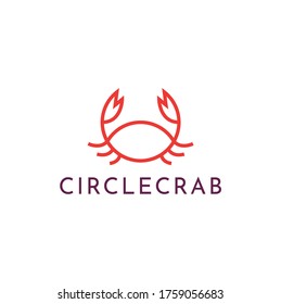 Crab Logo Icon vector Template design element