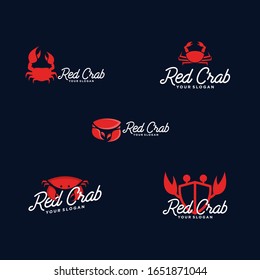 Crab Logo Idea Image Stock Vector