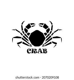 crab logo, crab logo simple design, vector logo, crab vector