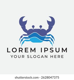 A crab logo symbolizes resilience strength and adaptability in a bold and unique design.