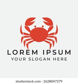 A crab logo symbolizes resilience strength and adaptability in a bold and unique design.