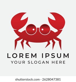A crab logo symbolizes resilience strength and adaptability in a bold and unique design.