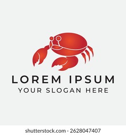 A crab logo symbolizes resilience strength and adaptability in a bold and unique design.